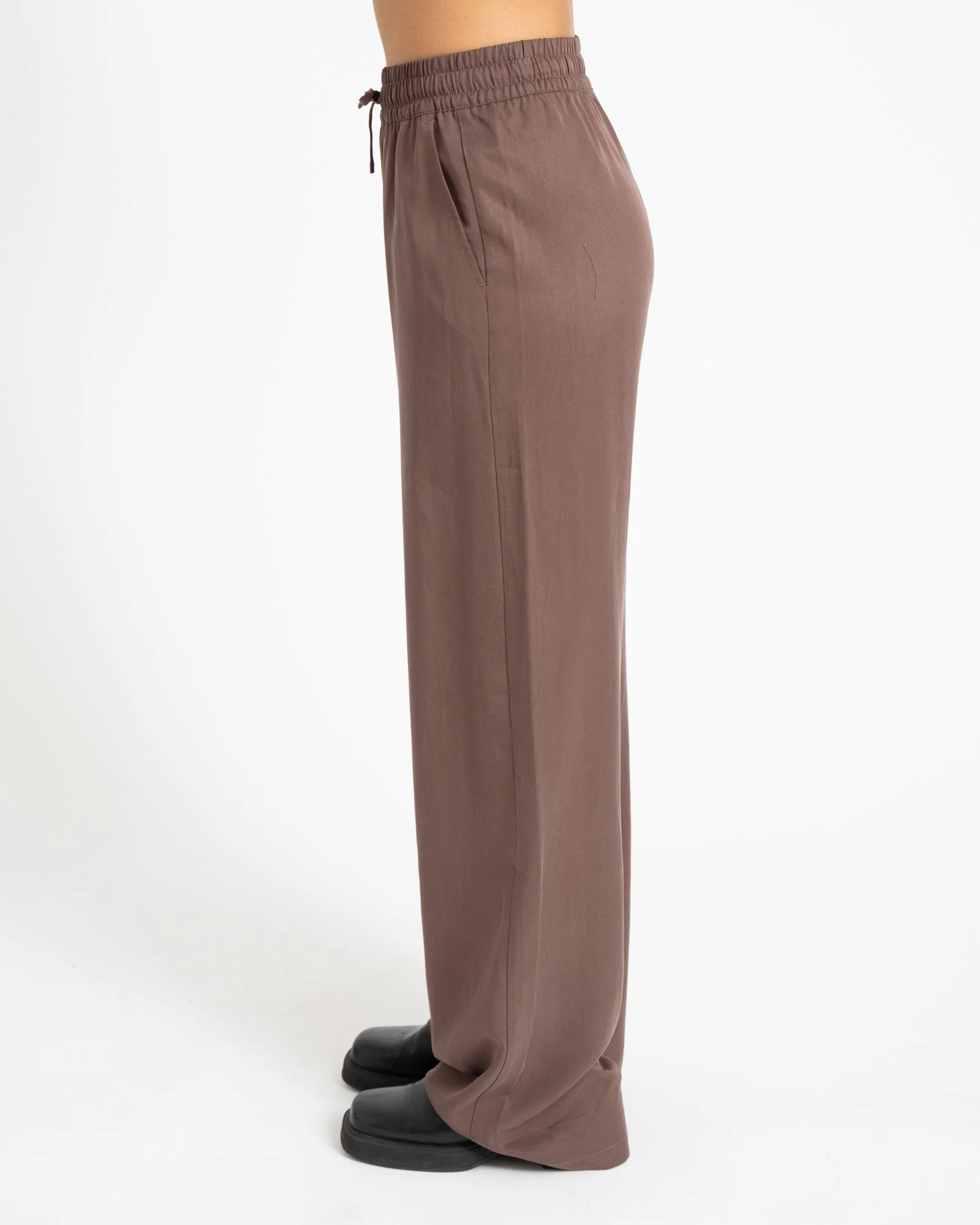 TILTIL Moni Pants Tencel Brown - Image 6