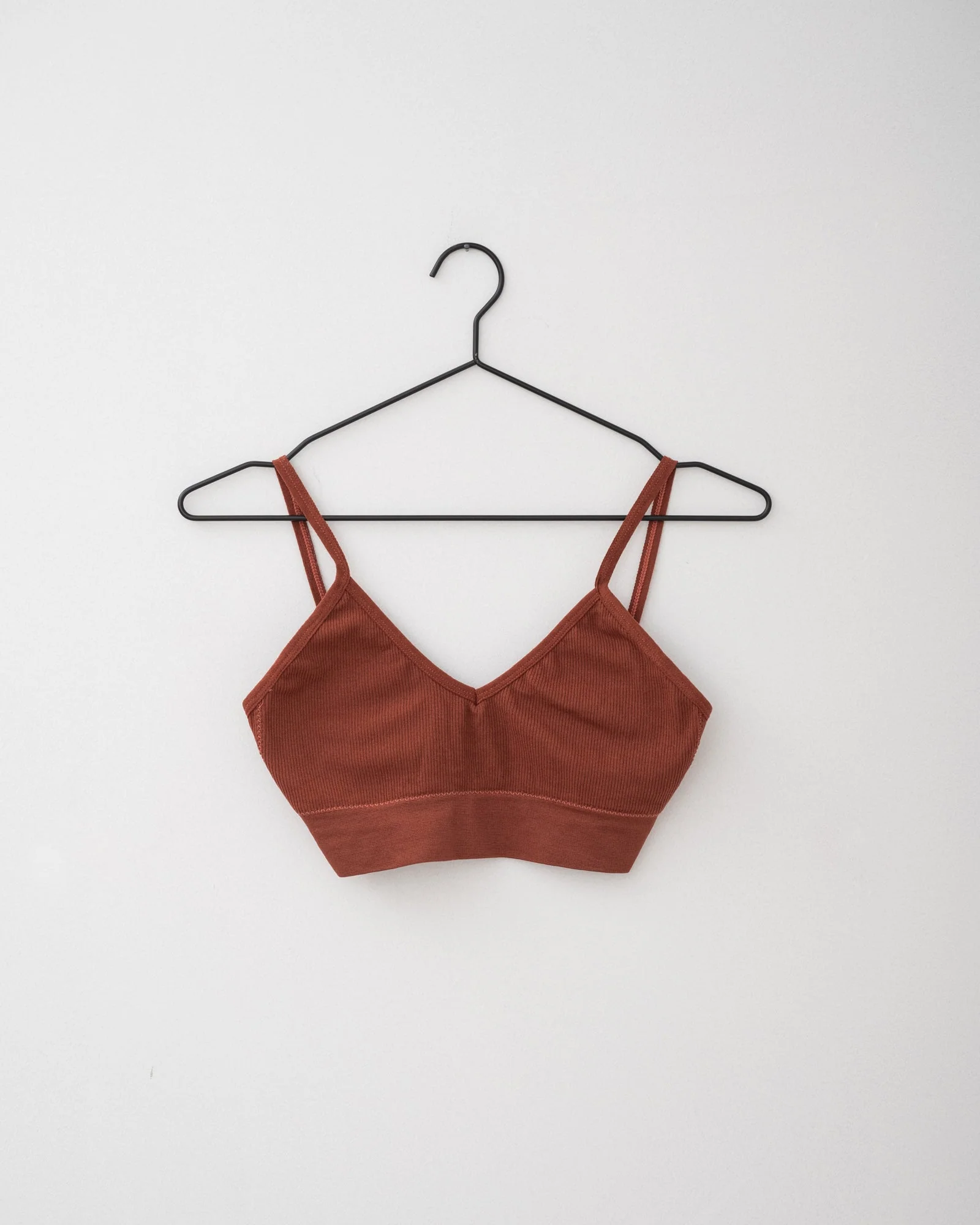TILTIL Ruby Rib Bra Rust One Size - Image 6
