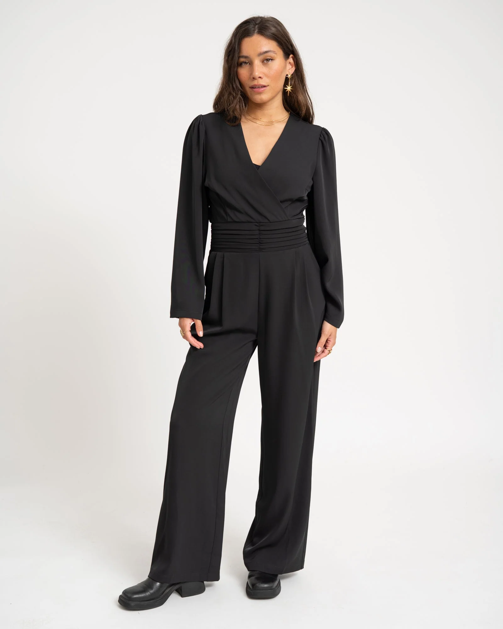 TILTIL Sia Jumpsuit Longsleeve Black - Image 4