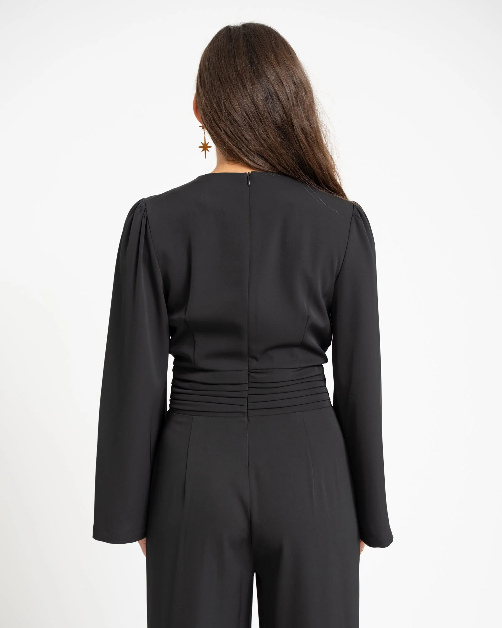 TILTIL Sia Jumpsuit Longsleeve Black - Image 7