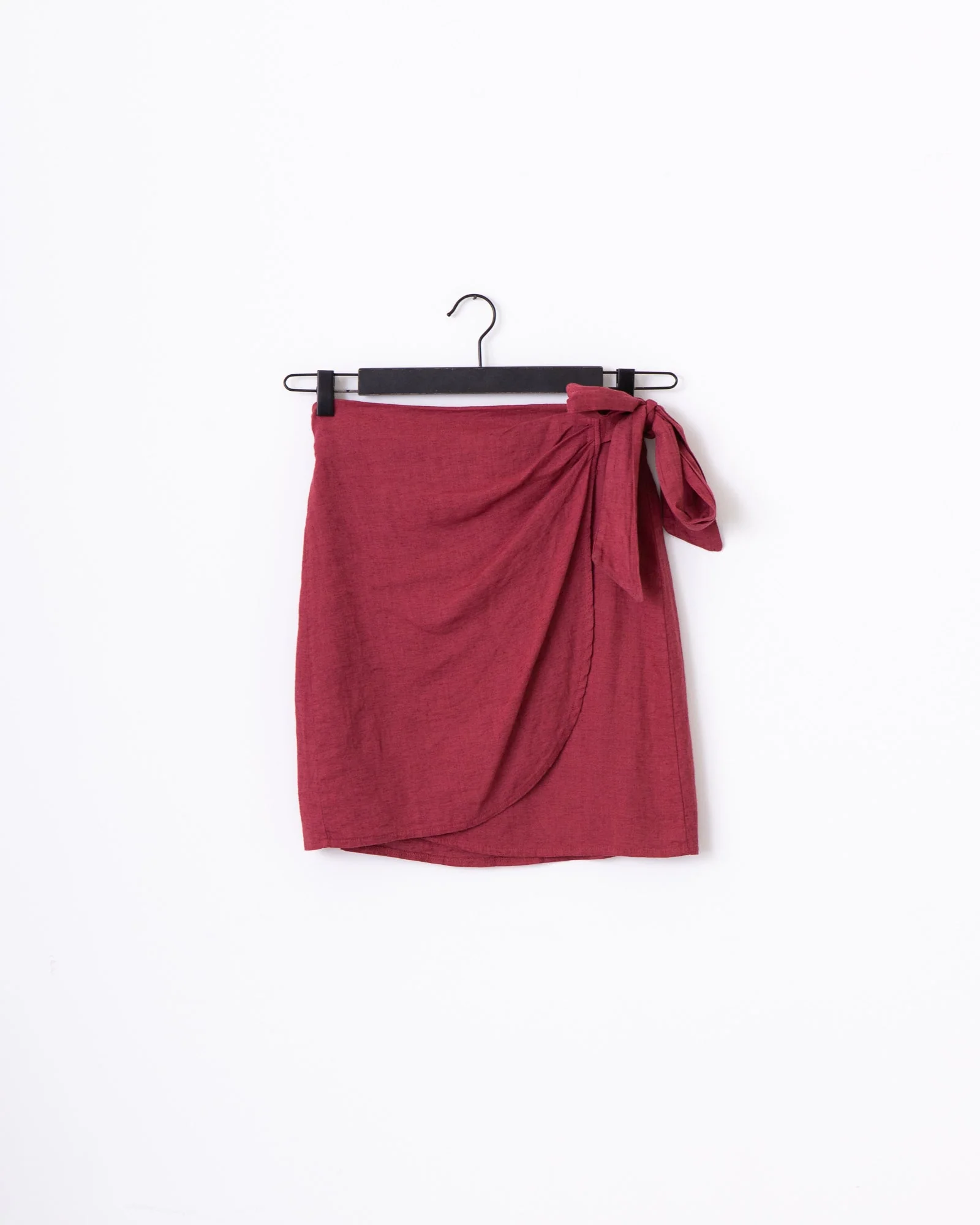 TILTIL Sunny Wrap Skirt Burgundy - Image 6