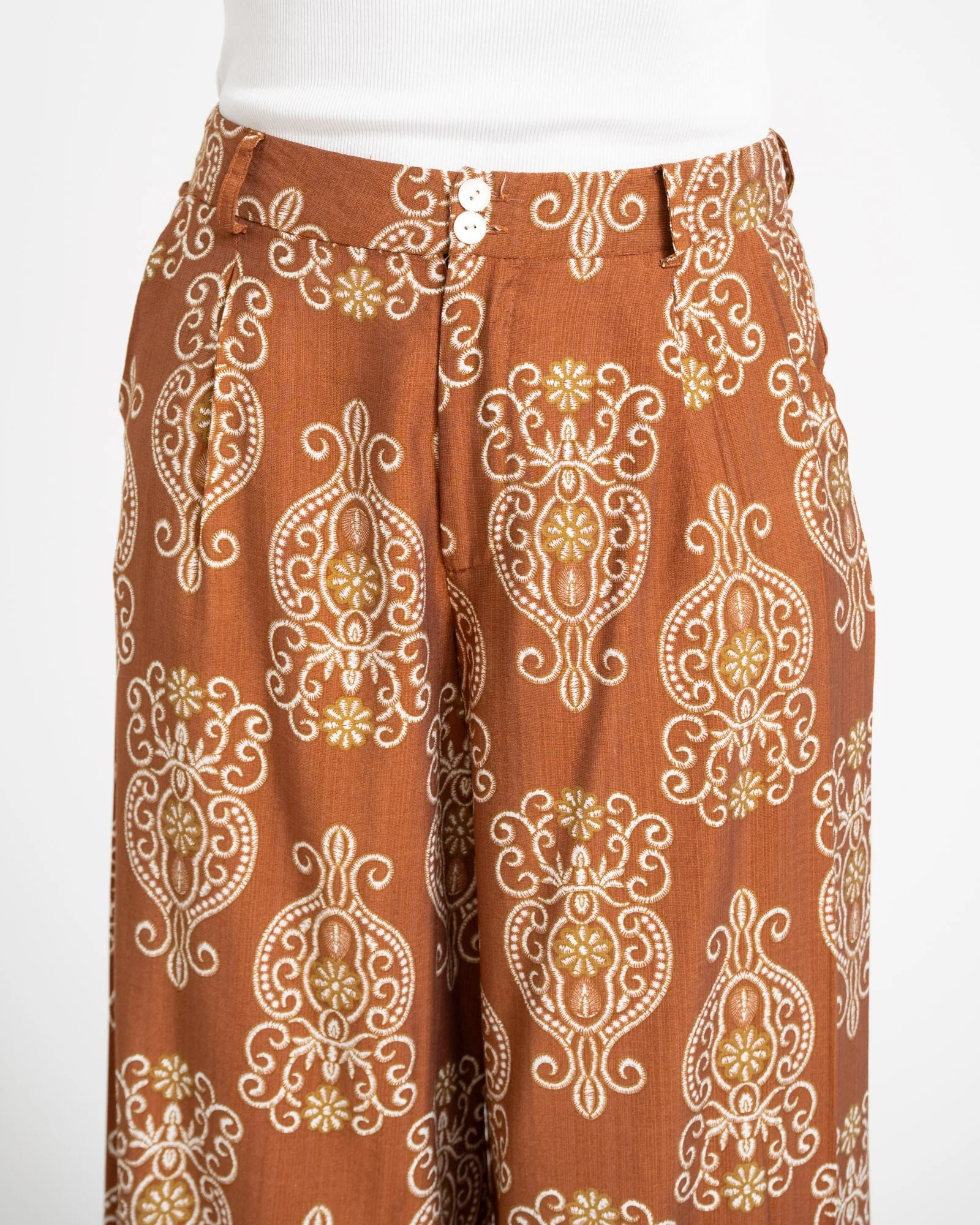 TILTIL Suze Mosaic Pants Rust - Image 6