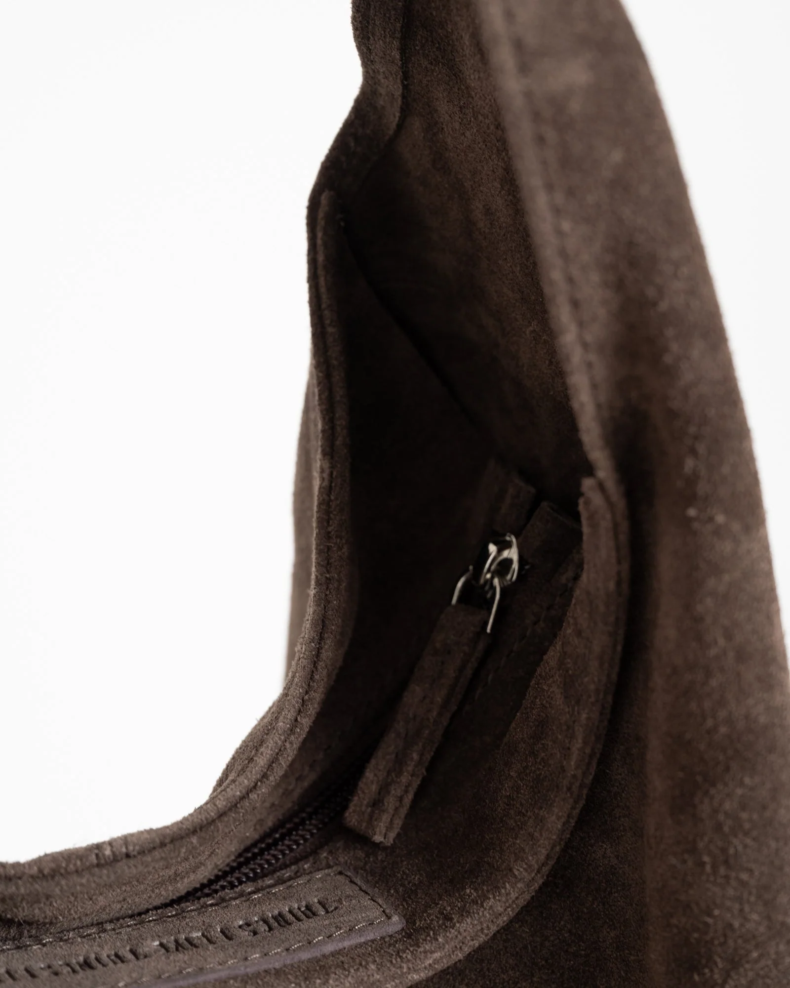 TILTIL Bag Yuki Dark Brown Suede - Image 4