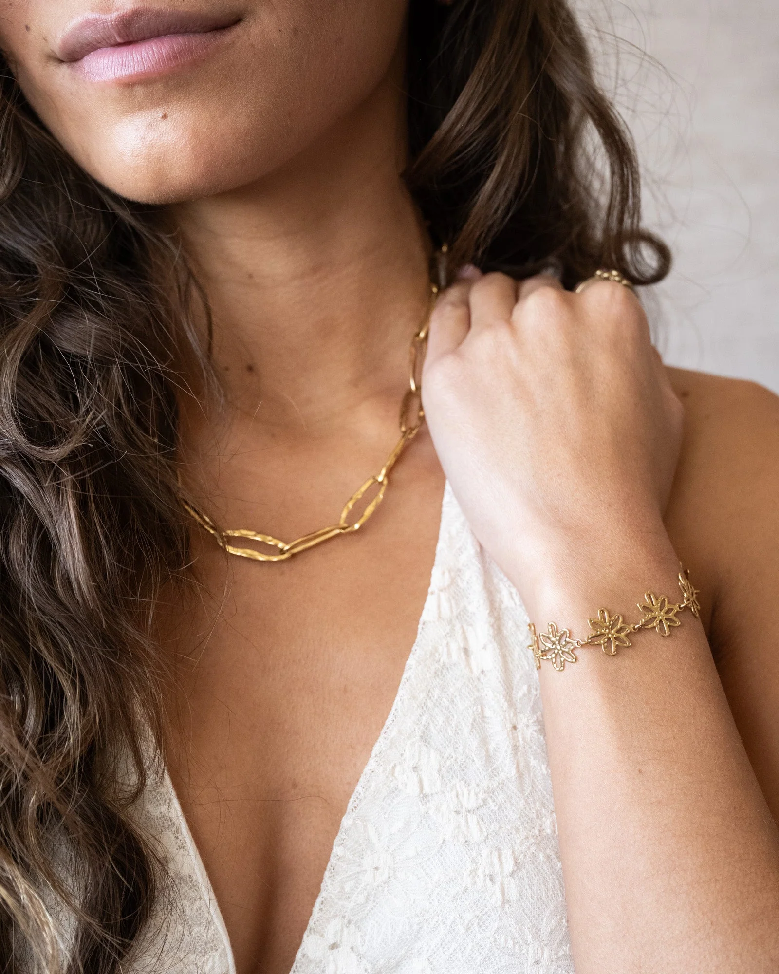 TILTIL Bracelet Flower Gold - Image 4