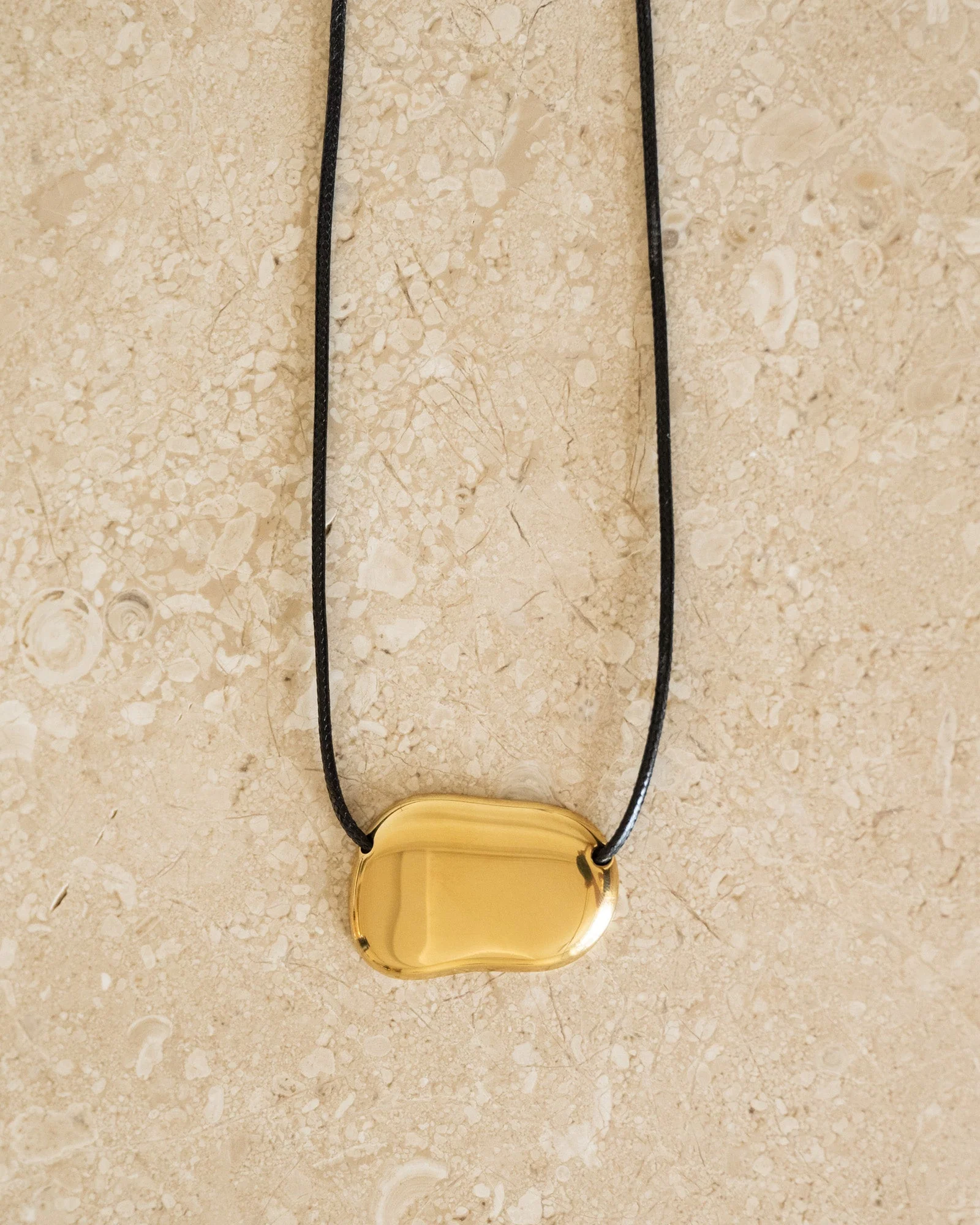 Necklace Rope Organic Goud - Image 3