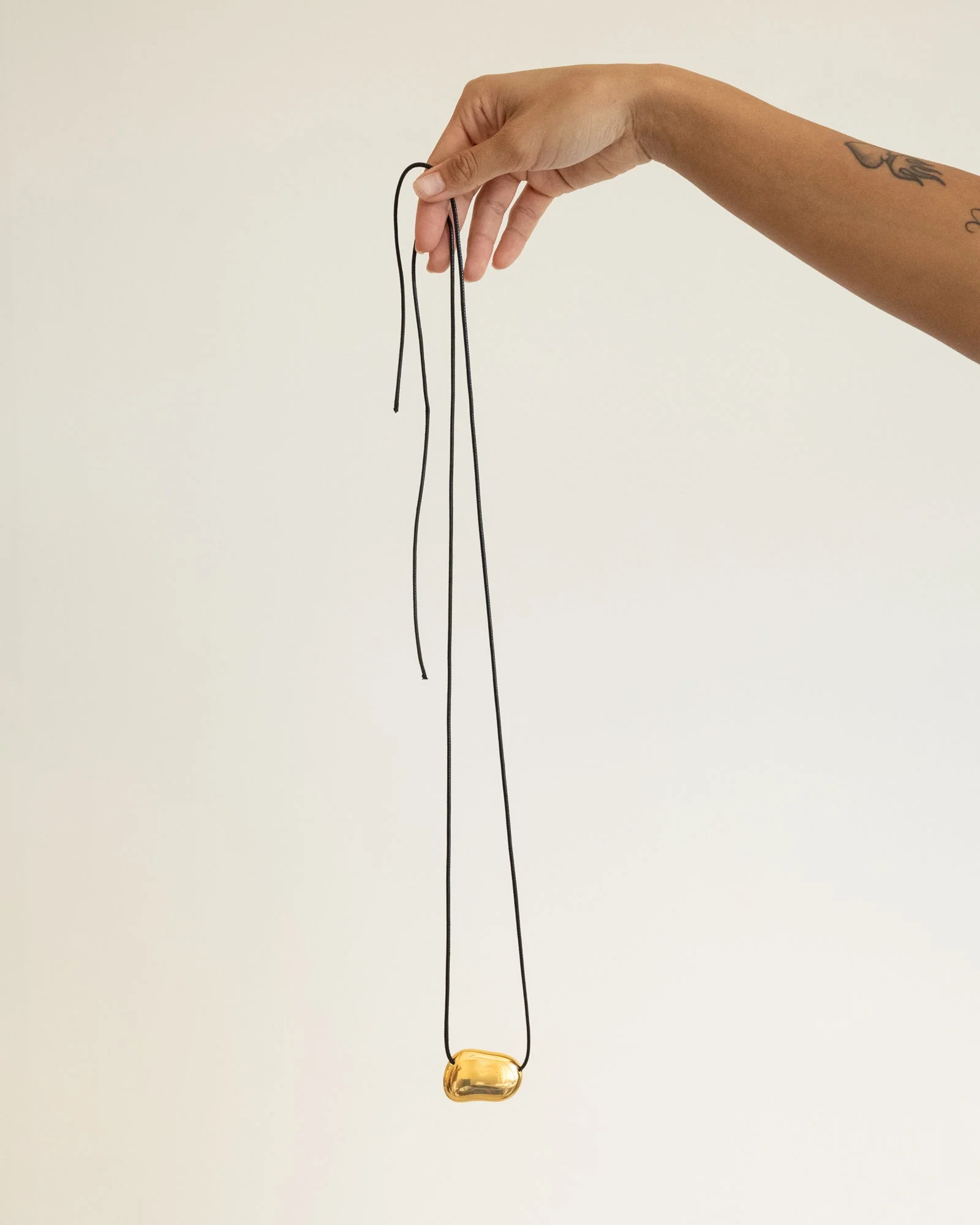 Necklace Rope Organic Goud - Image 4