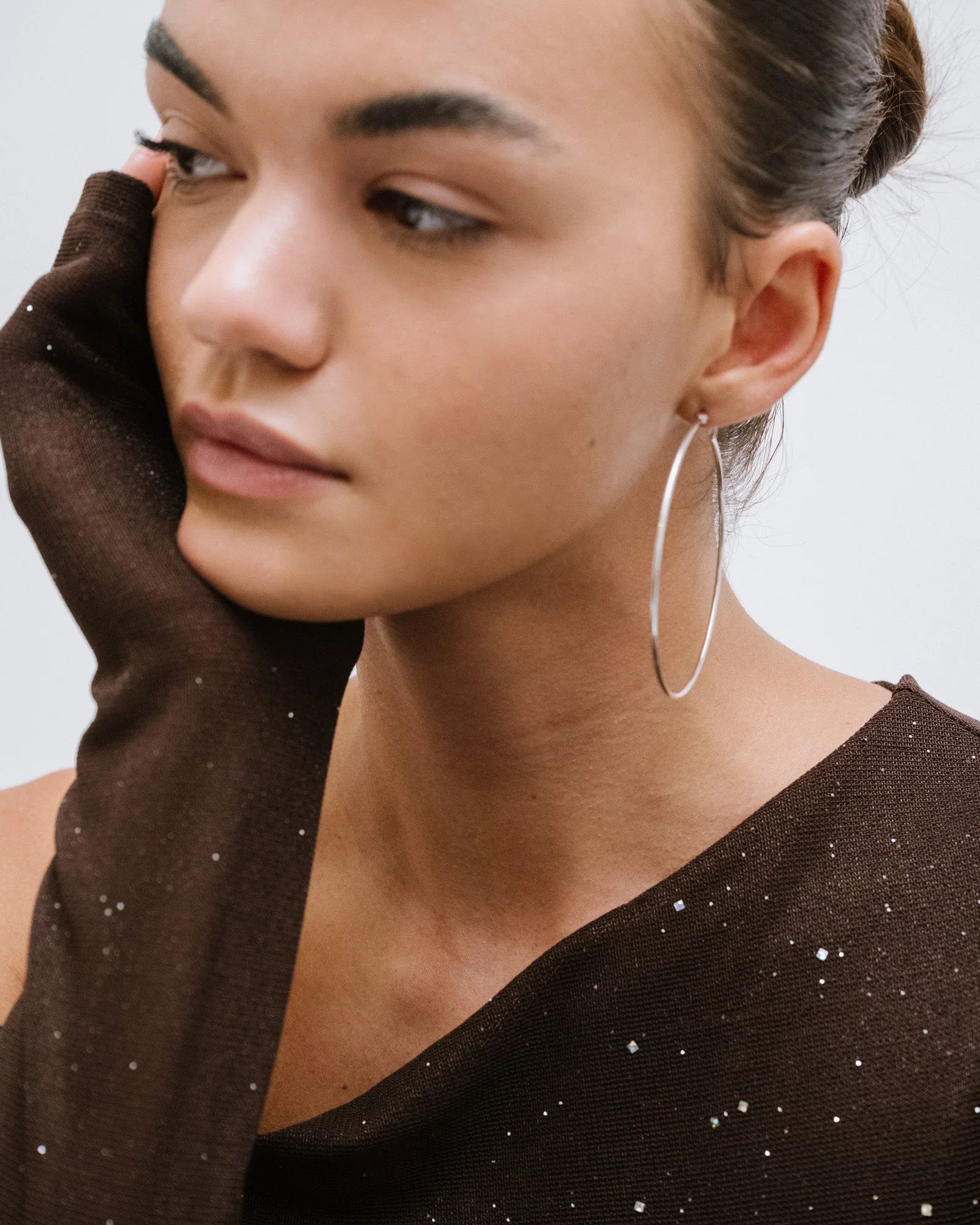 TILTIL Set of 2 XL Hoopy Hoops Silver - Image 3